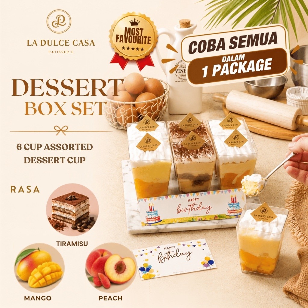 Dessert box tiramisu dessert fruit hampers gift set kado