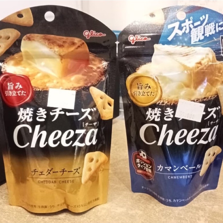 Glico Cheeza Crackers 40g Snack Renyah