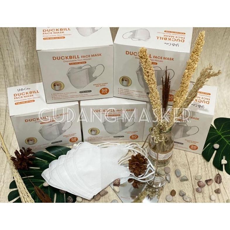 SOLVA (COD) MASKER DUKBIL 3 PLY ISI 50 PCS/ MASKER DUCKBIL BERGARIS/ DUCKBIL CCARE MURAH