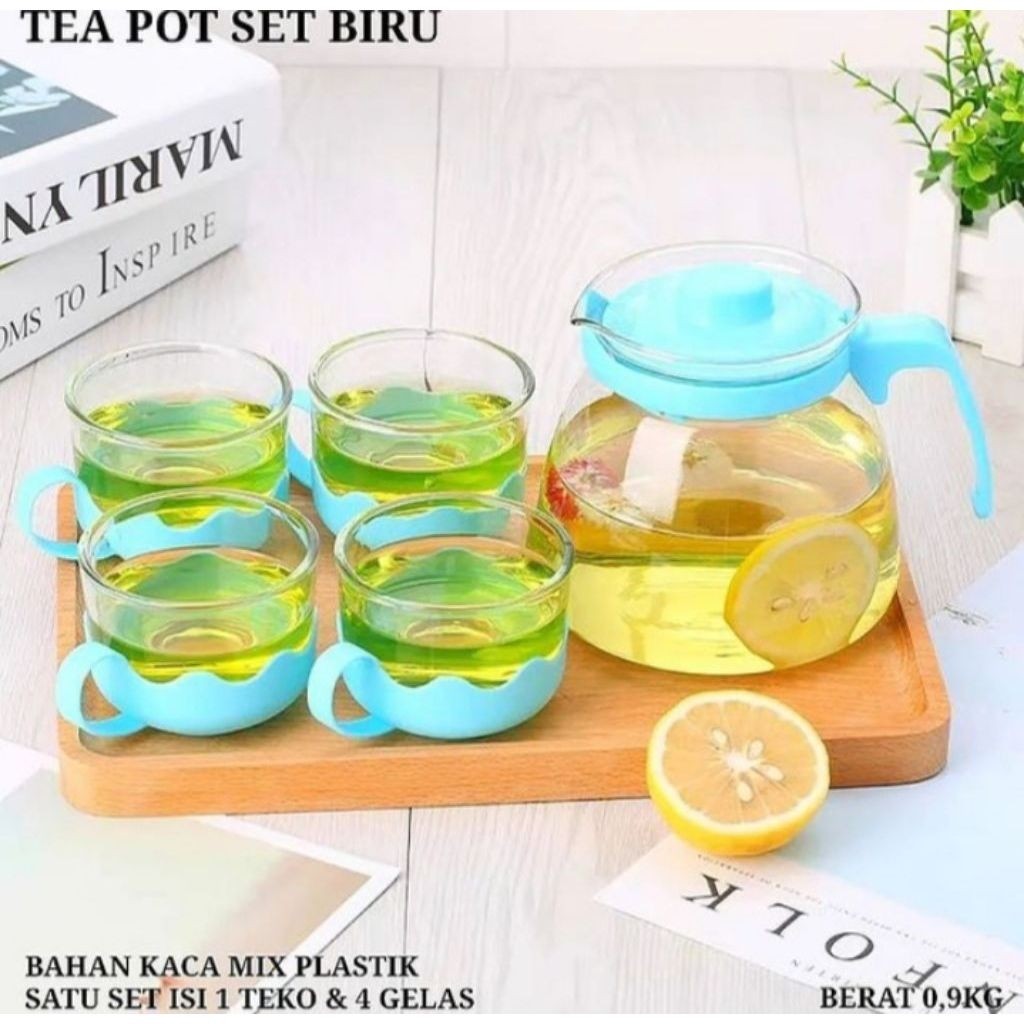Teko Teh 5in1 Aesthetic Kaca Mini