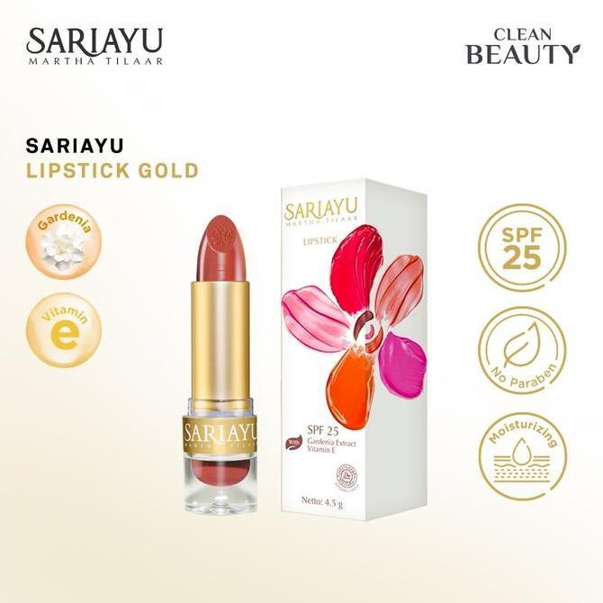 Rose- Sariayu Lipstick Gold 24 Gram