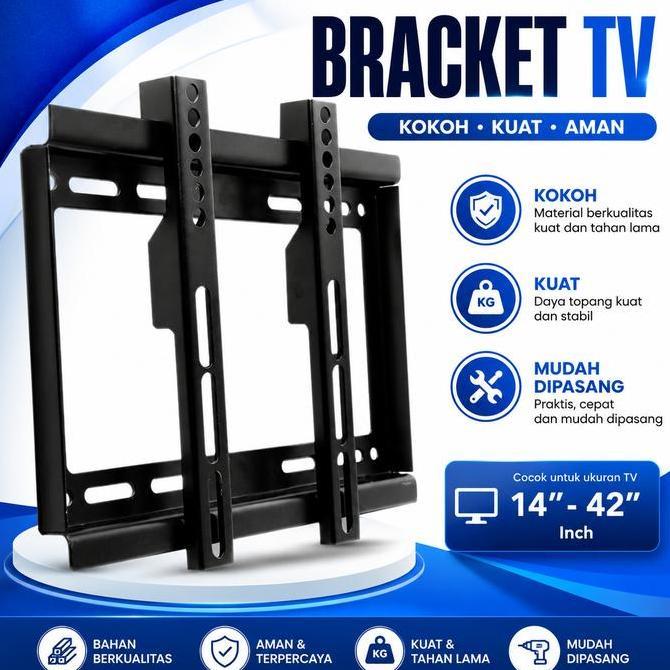 PREMIUM Bracket TV bracket dinding TV LED/LCD