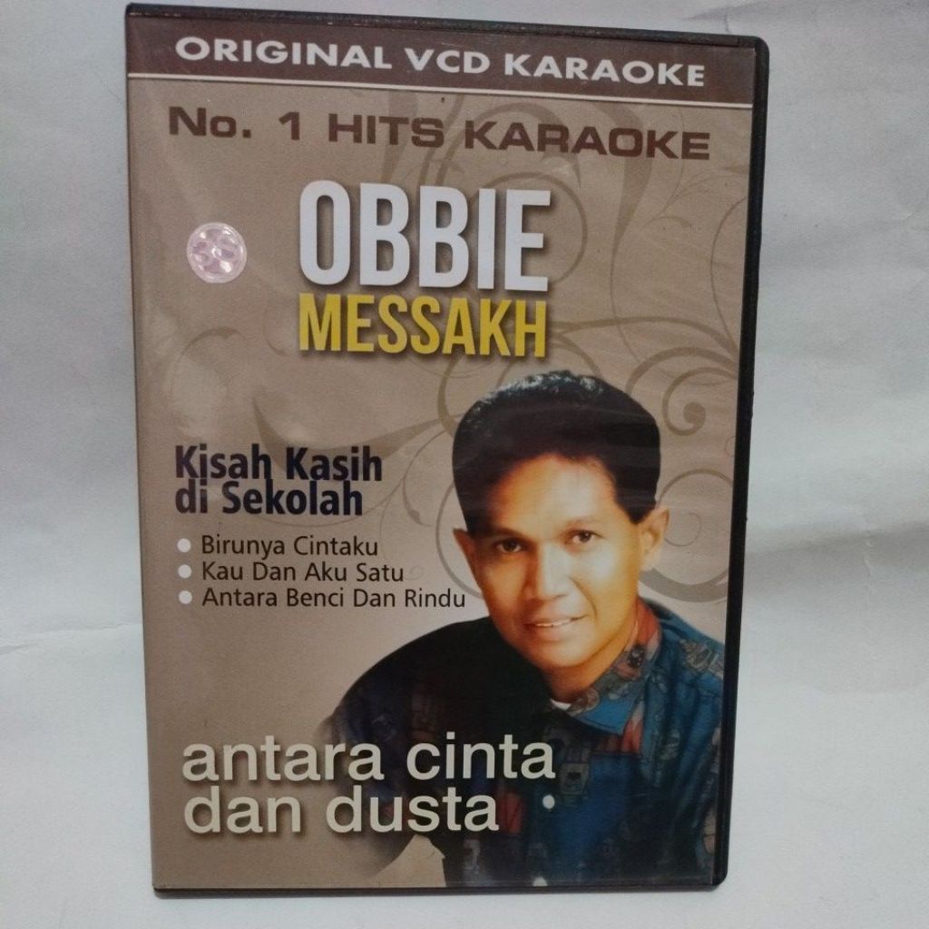 VCD KARAOKE NO 1 HITS OBBIE MESAKH ANTARA CINTA DAN DUSTA
