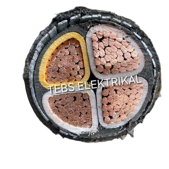 NEW Kabel tanam NYFGBY 4x240mm 4x240 supreme metal kabelindo Cable armor Copper Wire