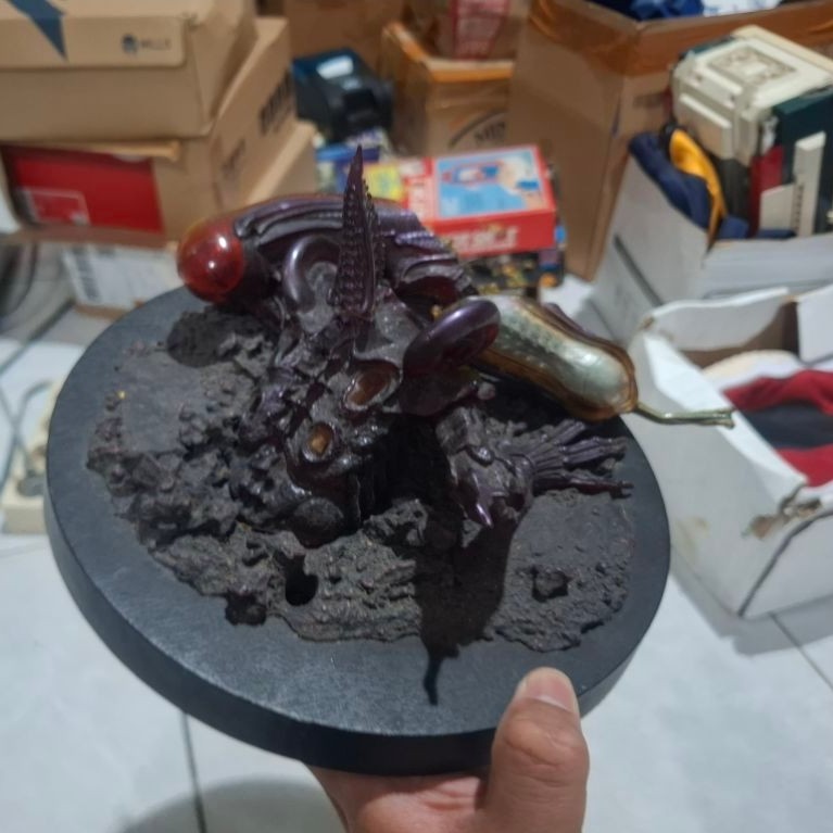 Base Diorama Samurai Predator Vs Alien Xenomorph Hot Toys 1:6
