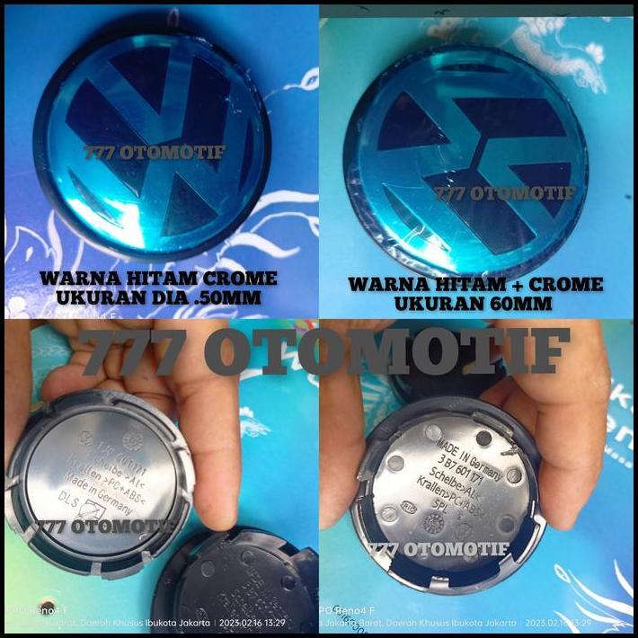 TERLARIS TUTUP DOP RODA VELG VOLKSWAGEN VW 56MM 65MM 65 MM 56 MM 