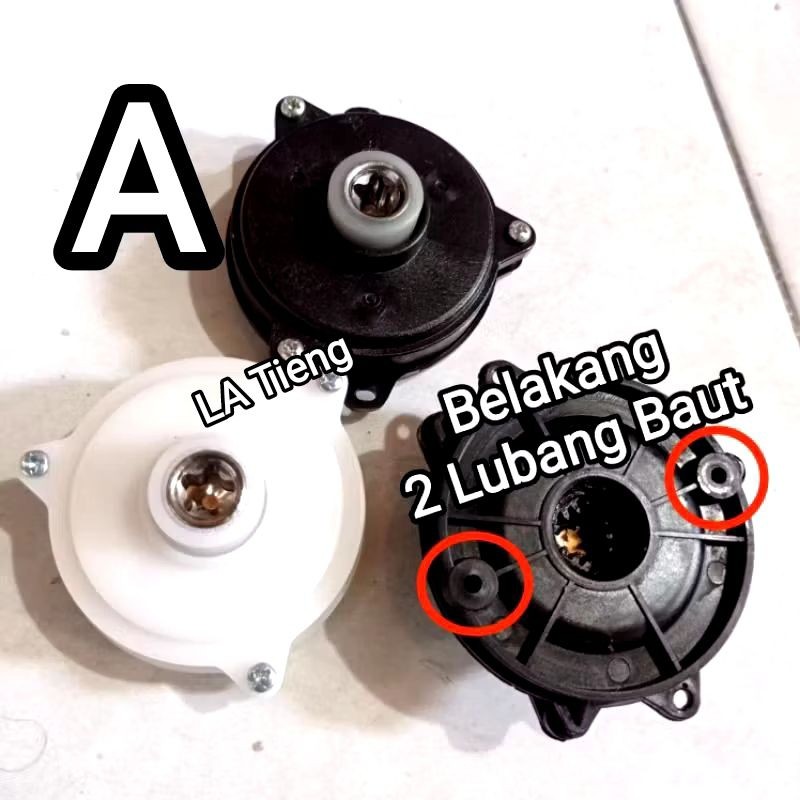 Gearbox Chopper Bintang 5 A Belakang lubang 2 baut universal