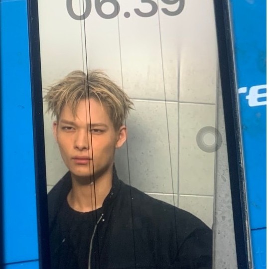 Lcd iphone 11 copotan minus garis