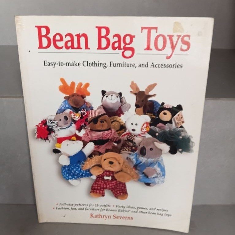 buku import ketranpilan craft making soft toys bean bag toys