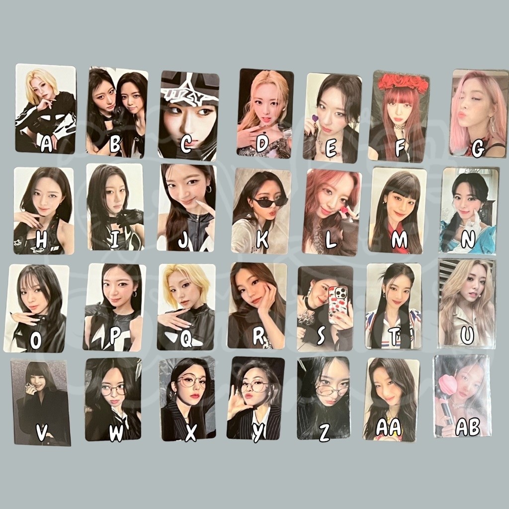 [READ DESC] Photocard BLACKPINK Jennie ITZY Yeji Lia Ryujin Chaeryeong Yuna Icy Pout Noot Noot Benef