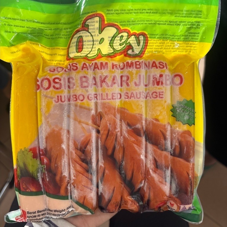 OKEY SOSIS BAKAR JUMBO 500GR- isi 7