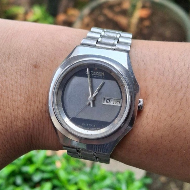 Jam Tangan Citizen CR1979 35mm Automatic Vintage 21 Jewels