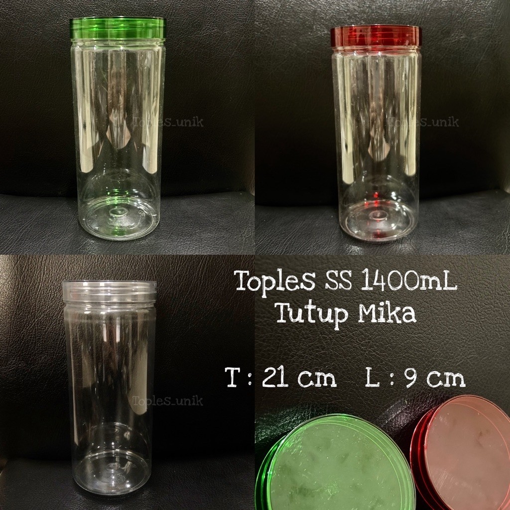 [12pcs] toples astor 1400ml | Toples plastik | Toples Mika | Toples astor | Toples kue | Toples plas