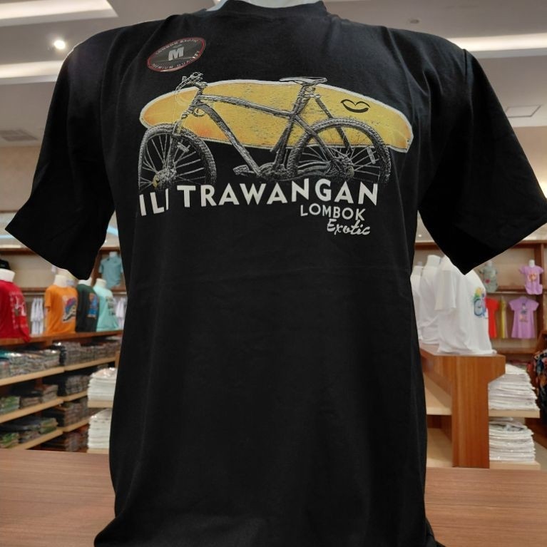 Kaos lombok exotic hitam-gili trawangan