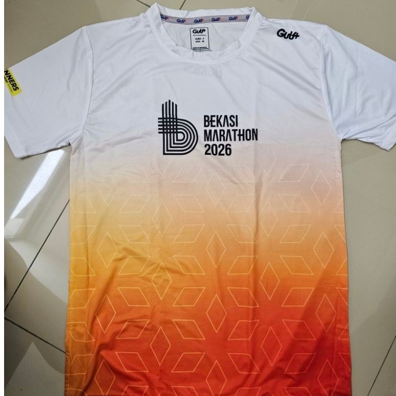 Jersey lari Bekasi Marathon 2026 Unisex