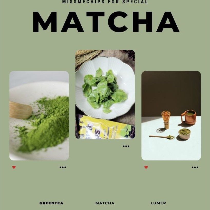 Keripik Pisang Lumer Matcha