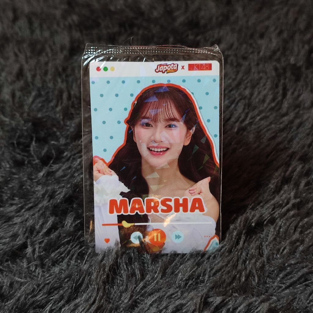 photocard marsha JKT48 x Japota hologram V5 official