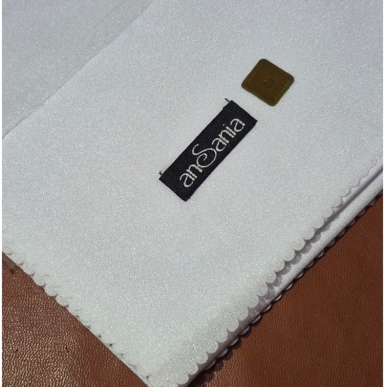 Hijab Segi Empat anSania Shinar Glitter - Katun Eksimer Adem, Ukuran 110x110 cm
