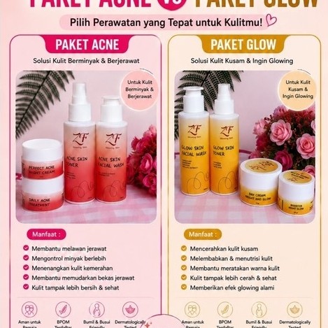 ZF SKINCARE/paket zf skincare