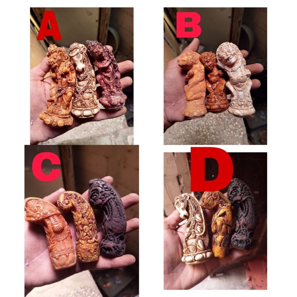 pake handle deder keris jawa bali