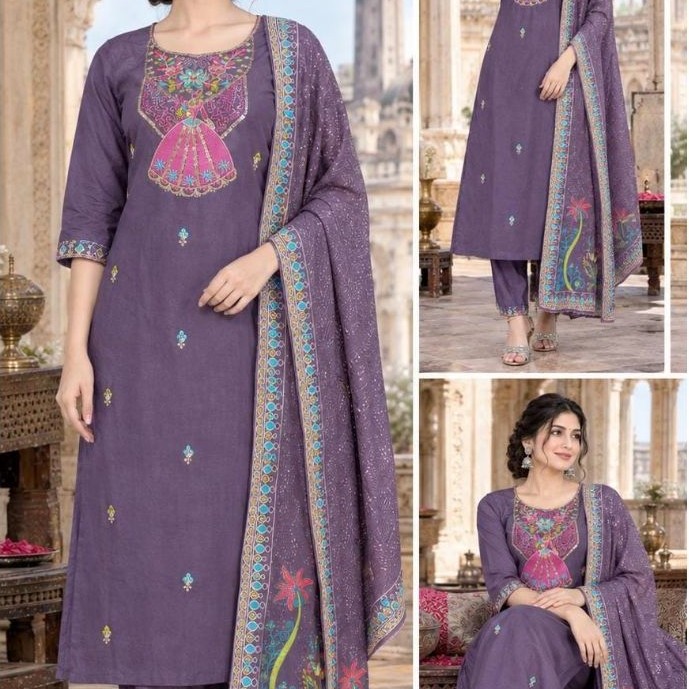 BAJU INDIA PAKISTAN WANITA KURTI KURTA SILK MEWAH – BOLLYWOOD & DIWALI 2026
