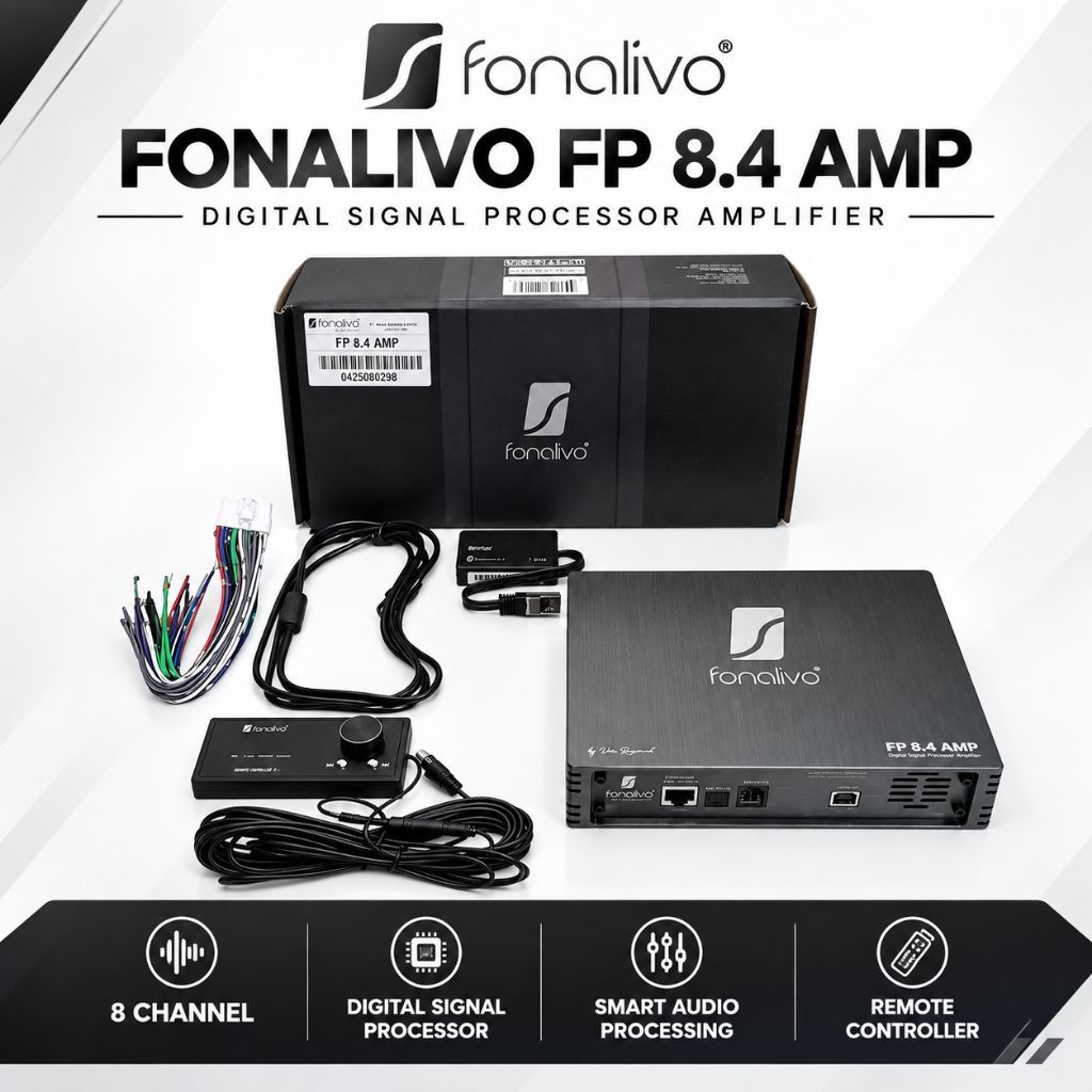 Fonalivo FP 8.4 AMP DSP Audio Mobil 8 Channel