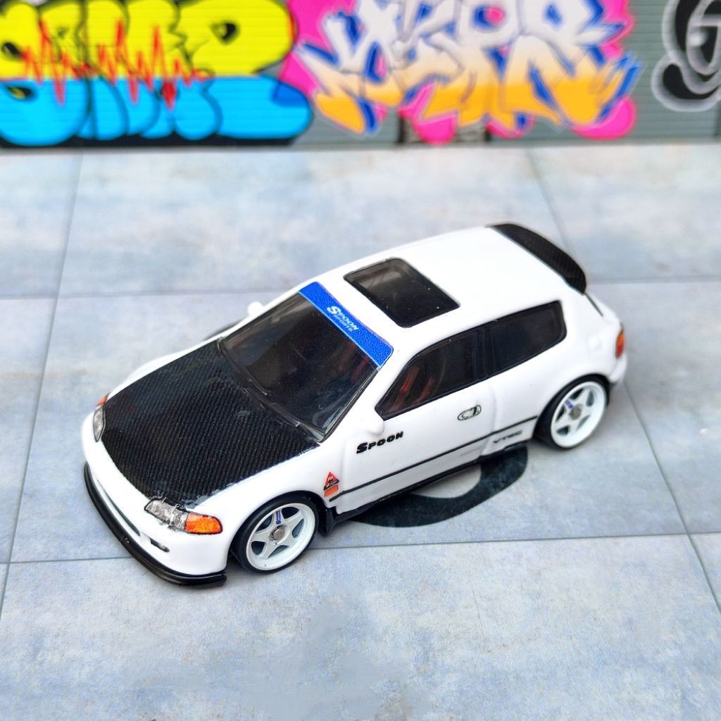 HOTWHEELS COSTUM HONDA CIVIC EG SPOON