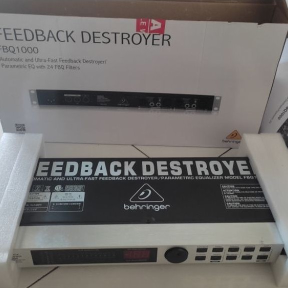 Behringer Feedback Destroyer Fbq1000 Fbq 1000 Anti Feadback / Feedback Destroyer Behringer