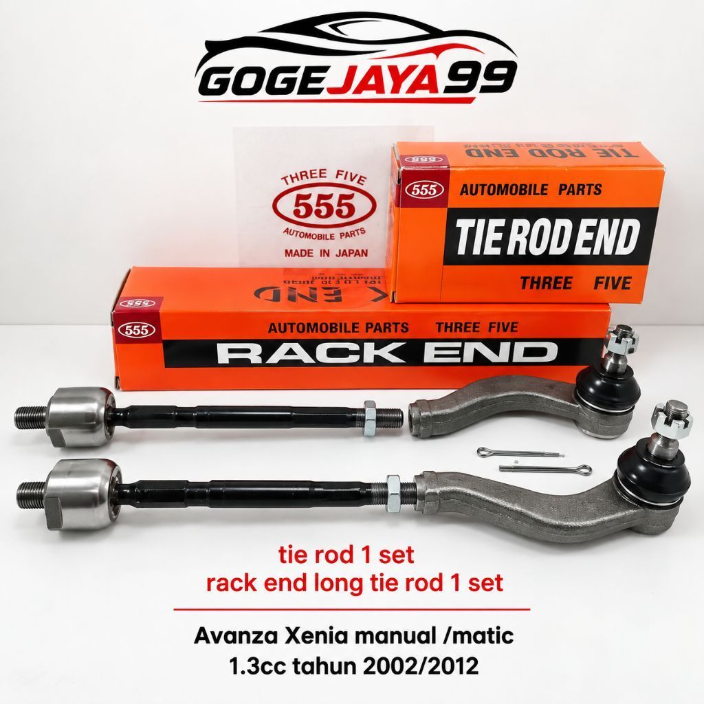 RACK AND LONG TIE ROD AVANZA XENIA LAMA TAHUN 2002-2012 555 THREE FIVE