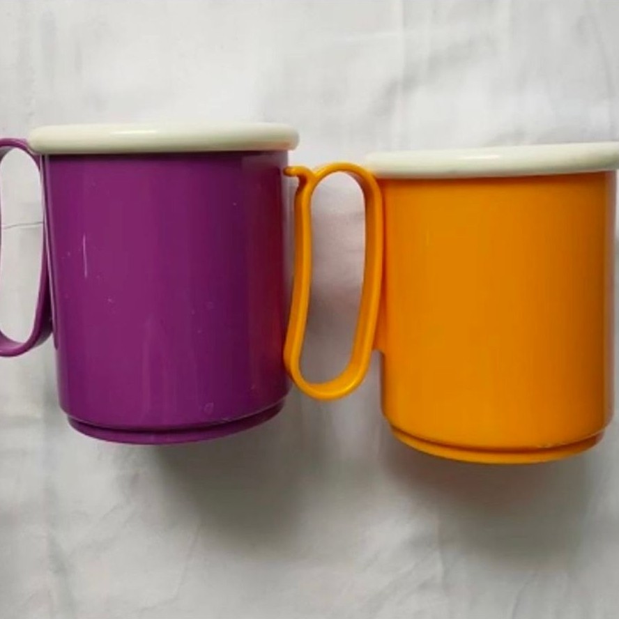 Jumbo Mug 600ml Tupperware / Cangkir Plastik