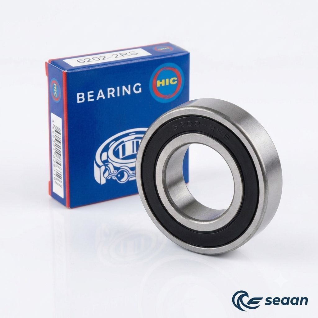 Bearing HIC 6202 2RS 15x35x11mm | Laher Laker 6202-2RS Bantalan Roda Motor