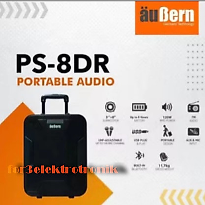 Speaker aktif portable Aubern PS8DR 8 inch speaker aubern PS 8DR / PS-8DR