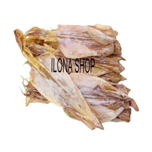 Juhi Kering Mentah Import Grade A 1 Kg / Cumi Sotong Kering Premium 1Kg Ukuran Sedang Besar