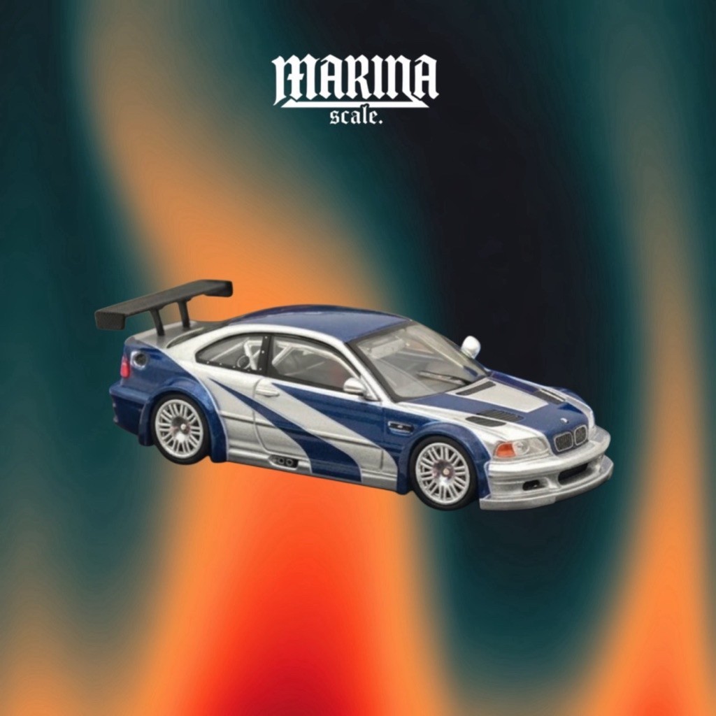 Ghost Player BMW M3 E46 GTR Razor Need For Speed Most Wanted 1/64 ( Sealed )