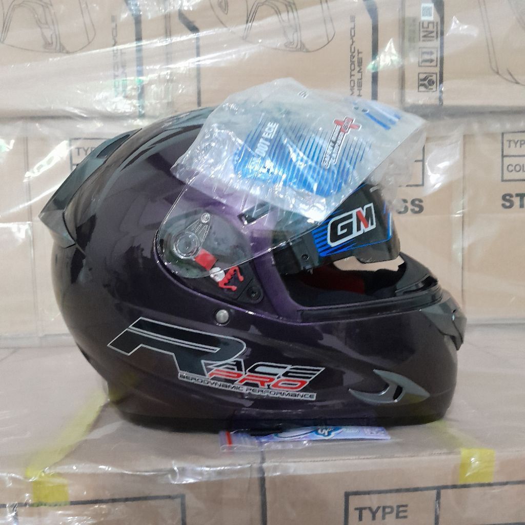 Helm GM Race Pro Full Face Asli