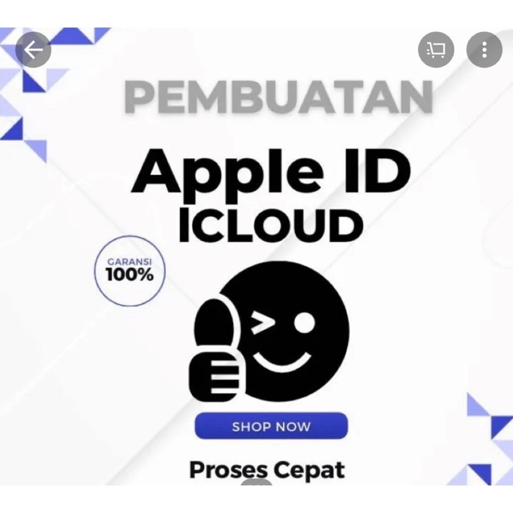 Pembuatan Apple ID / iCloud