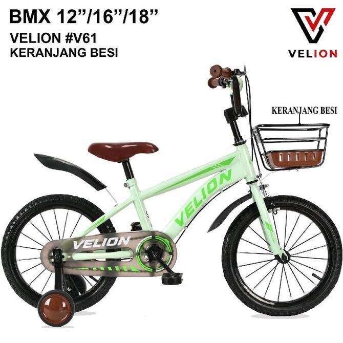 SEPEDA BMX VELION ERMINIO 12 16 18 ANAK LAKI COWO KERANJANG TSS
