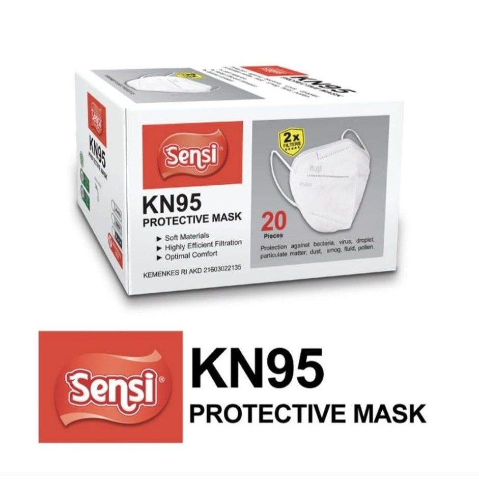 sensi mask protective mask masker kn95 sensi mask