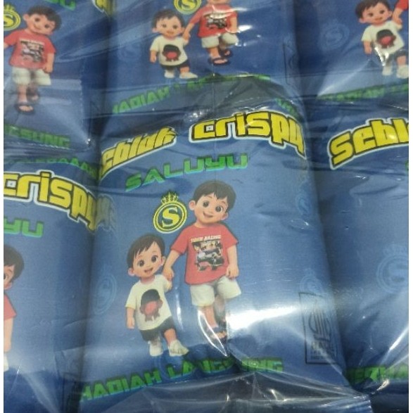 Seblak Crispy Biru cemilan pedas gurih ciki berhadiah