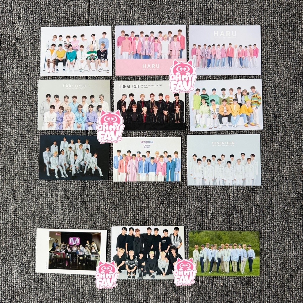 Seventeen Photocard Trading Card ot13 Group Unit PC TC Dome Tour Cargen Ode to You The Saem Carat La