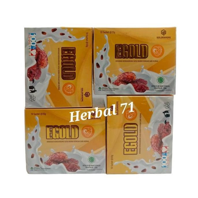 Milku- Egold Susu Kambing Dengan Sari Kurma Isi 10Sachet