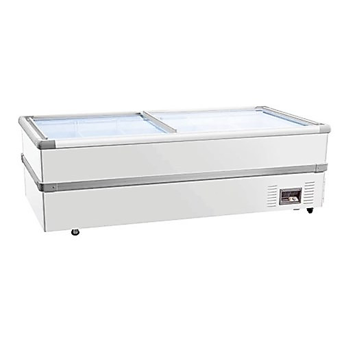 ISLAND FREEZER GEA SLIDING GLASS FLAT 2 KOMPRESOR SCD 1180