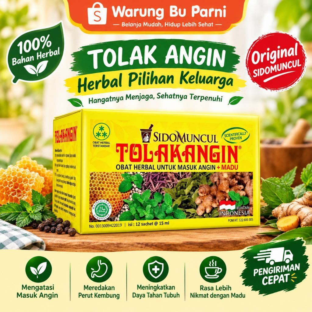 Promo Tolak Angin Cair 1 Box Isi 12 Sachet