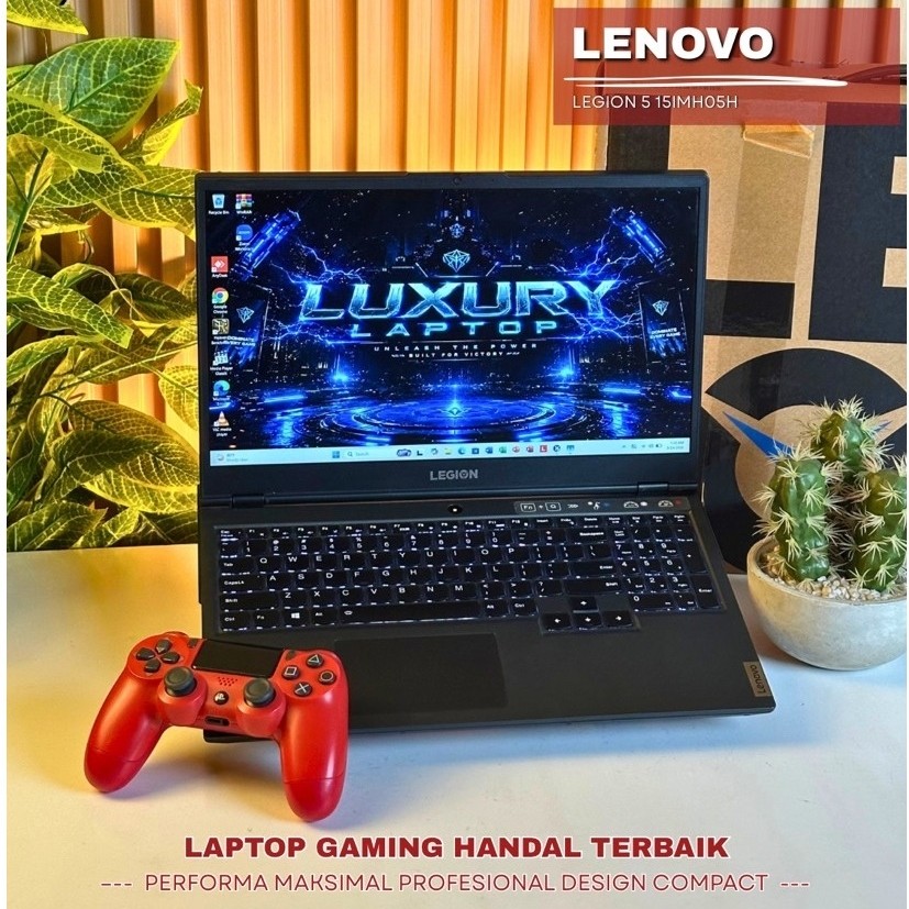 LAPTOP GAMING LENOVO LEGION 5 15IMH05H CORE I7 NVIDIA GEFORCE GTX 1660Ti VRAM 6GB SSD 512GB RAM 16GB