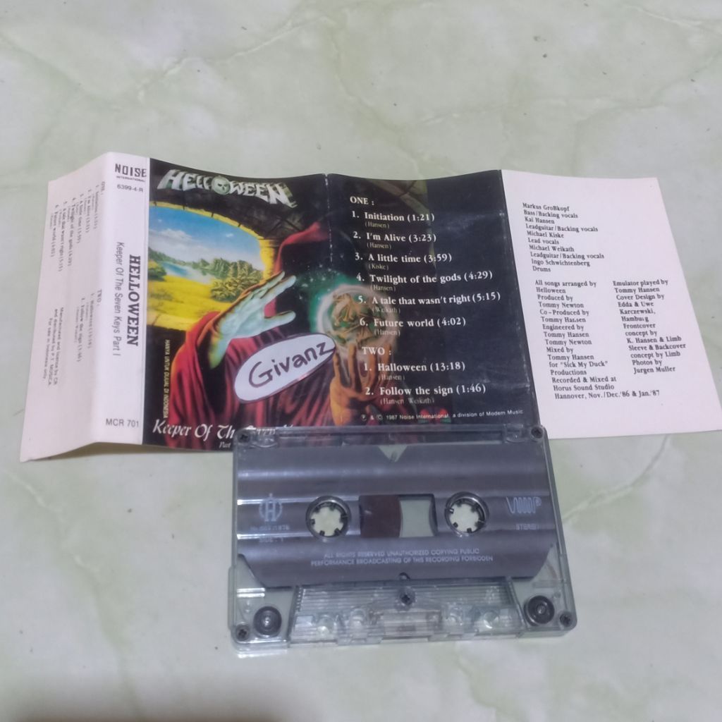 kaset pita HELLOWEEN - Keeper of the seven keys