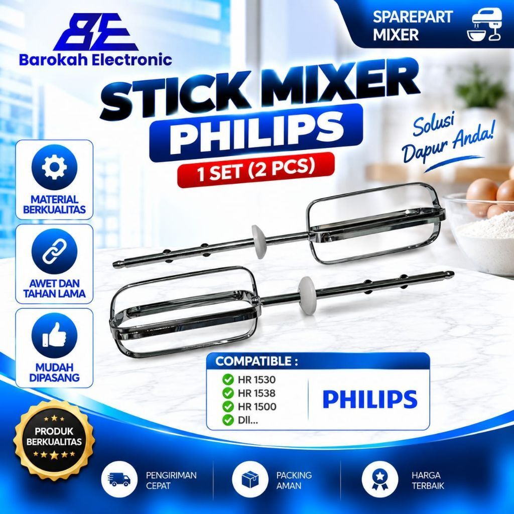 Stick Mixer Philips HR 1500 HR 1538 HR 1530 | Kocokan Mixer Philips