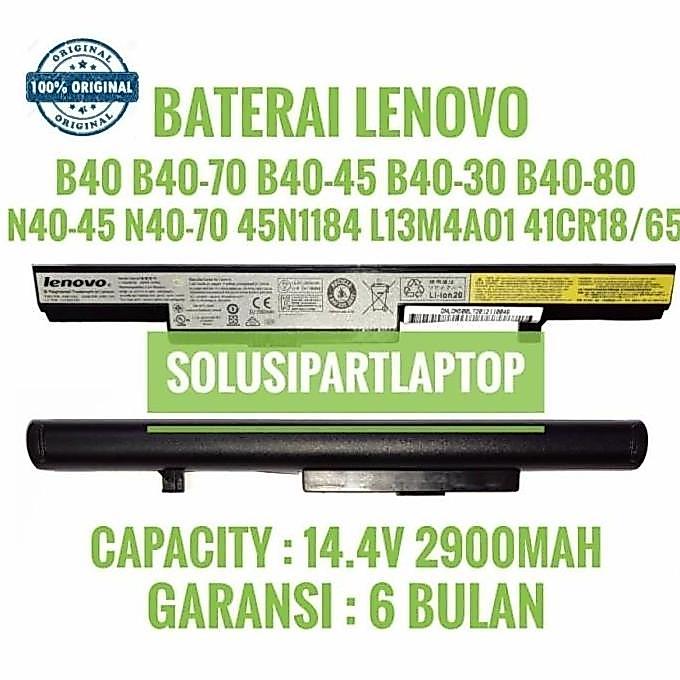 DASSMARAMAN5 - BATERAI LNV B40-70 V4400 L13M4A01 L13S4A01 45N1187 0R1G1NAL