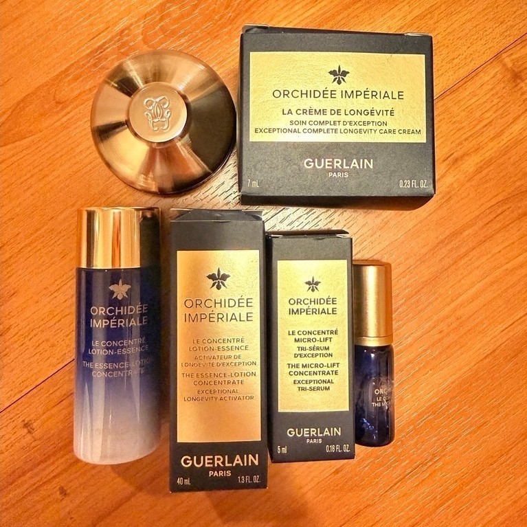 1 set travel size Skin Care high end GUERLAIN seri ORCHIDEE IMPERIALE