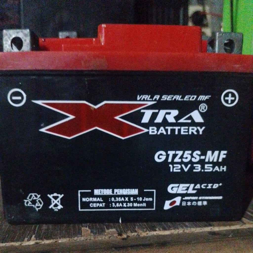 Aki XTRA GEL ACID GTZ5s - HD Battery / Aki XTRA
