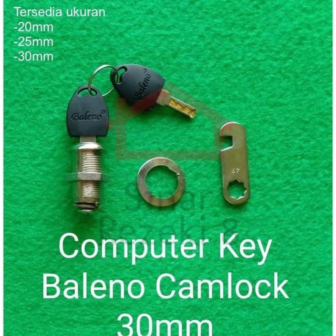 Cam Lock 30 MM BALENO MASTER KEY LIPAT / Camlock Kunci Loker Besi Kait
